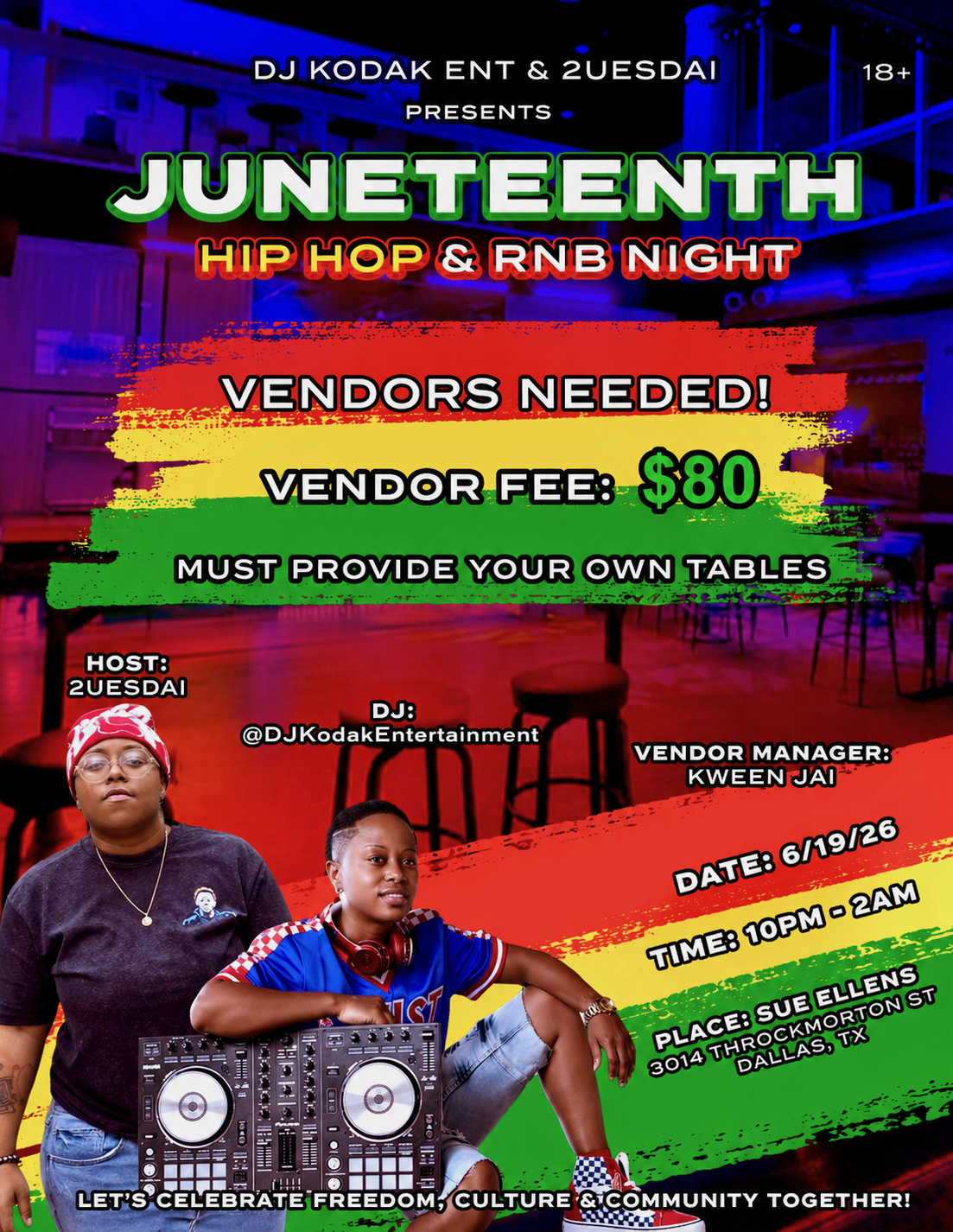 Juneteenth Hip Hop & RNB Night